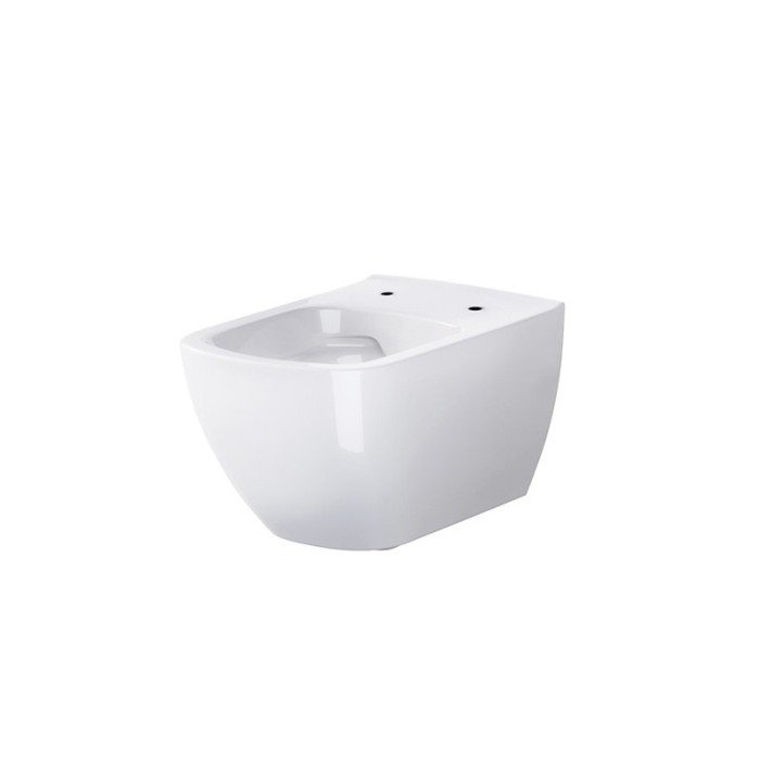 Set vas wc suspendat, Cersanit, Virgo, capac cu soft close si quick release, alb [3]