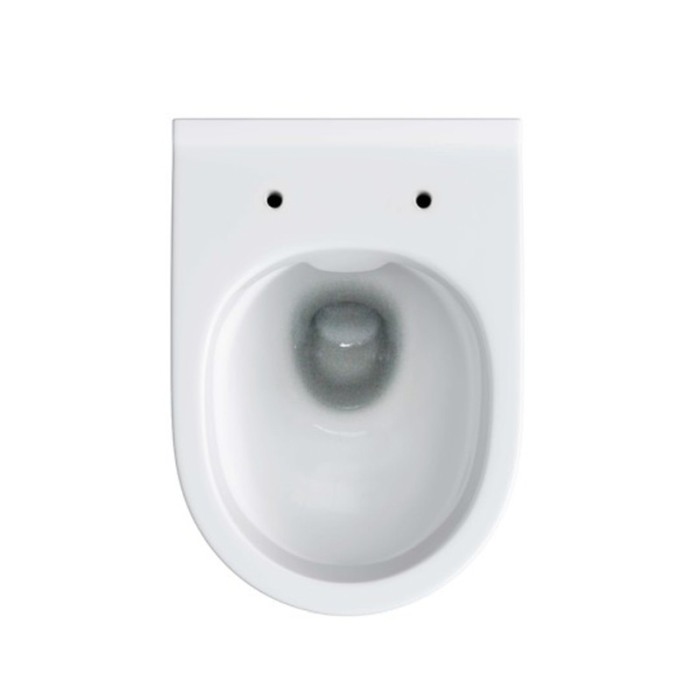 Set vas WC suspendat, Cersanit, Zen, rimless, cu capac soft close, alb [3]