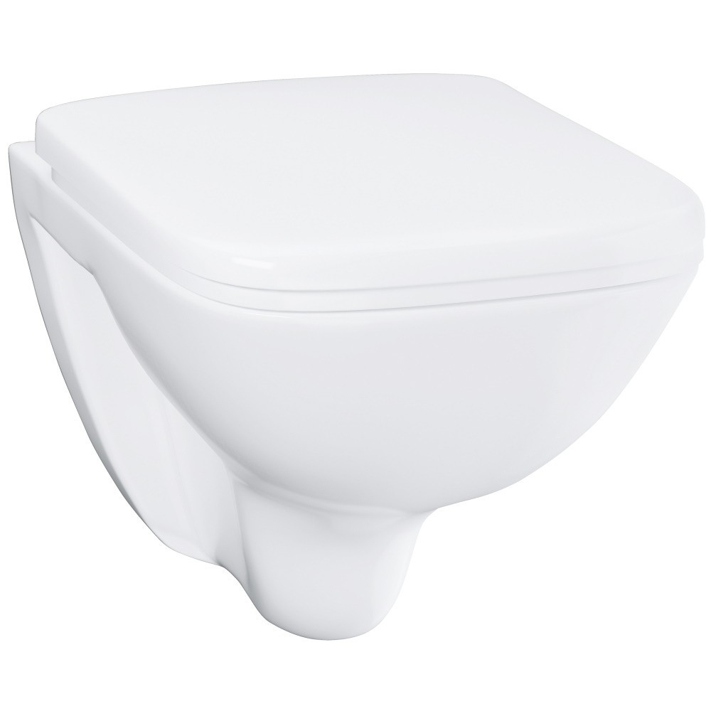 Set Vas WC suspendat cu rezervor incastrat, clapeta si capac Grohe Solido Square 37x53 cm evacuare orizontala [2]