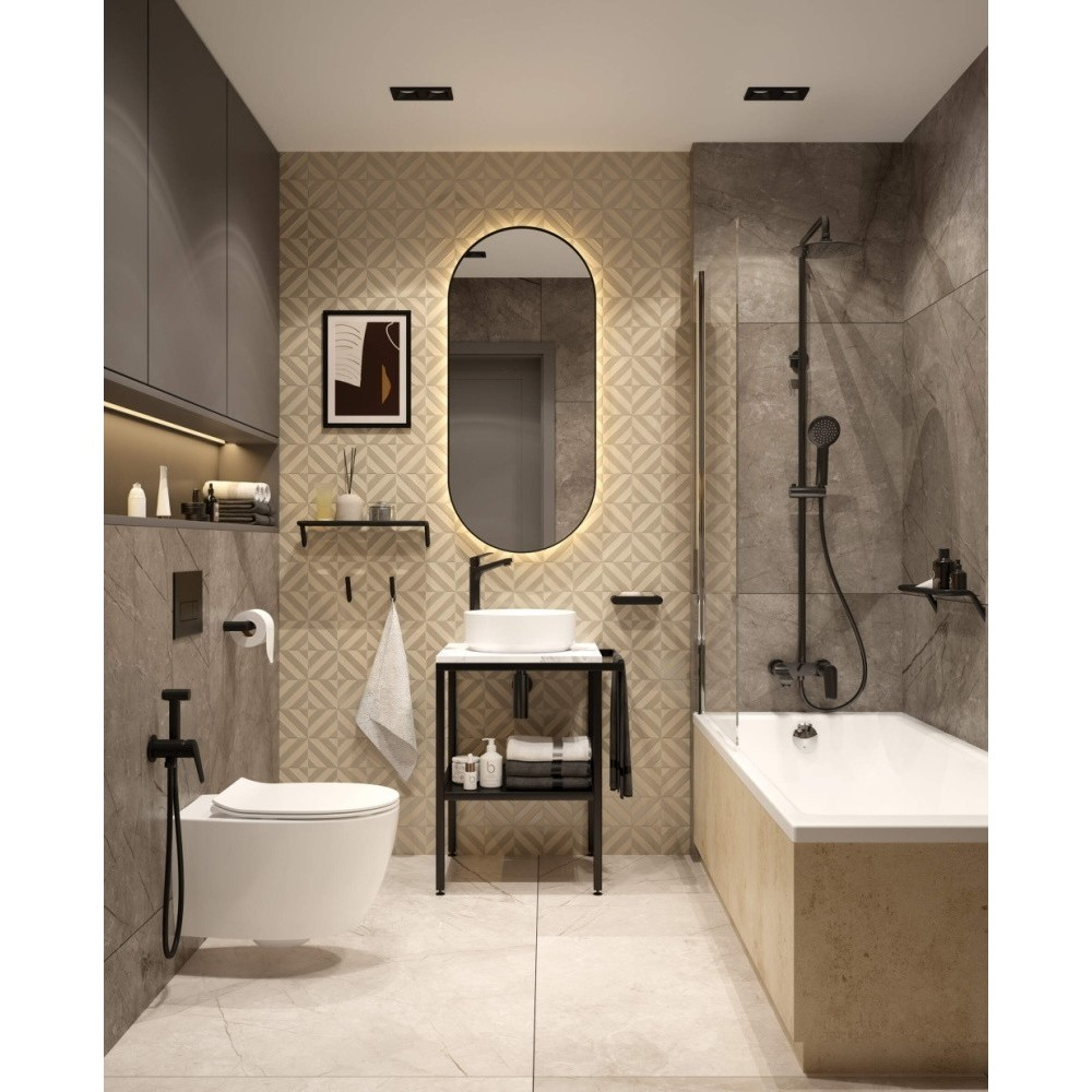 Set vas WC suspendat Deante Silia cu capac softclose alb [4]
