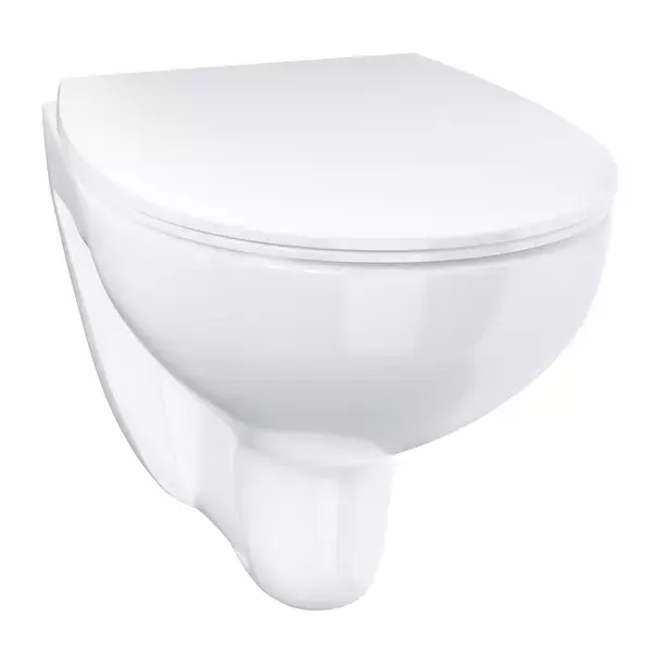 Set vas WC suspendat Grohe Bau Ceramic Rimless si capac slim softclose [3]