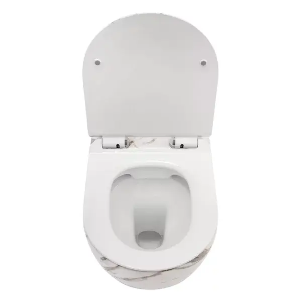 Set vas wc suspendat Rea Carlos Lava rimless cu capac softclose [5]