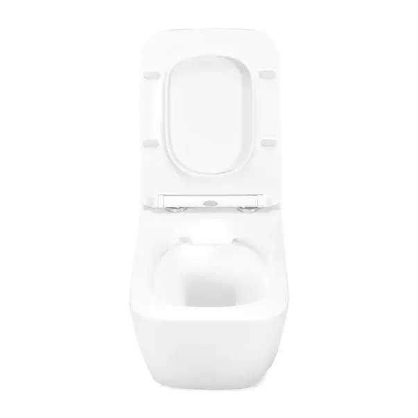 Set vas WC suspendat Rea Martin rimless cu capac softclose alb [4]