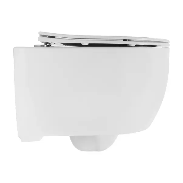 Set vas WC suspendat Rea Olivier alb lucios cu capac softclose [5]