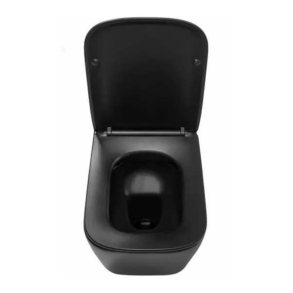 Set vas WC suspendat Rea Raul negru mat cu capac softclose [6]