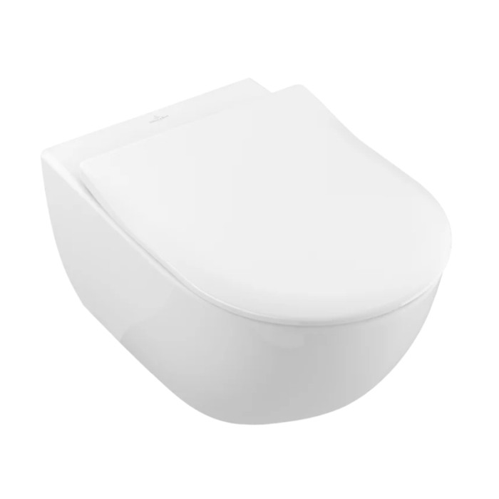Set vas WC suspendat, Villeroy & Boch, Subway 2.0, cu capac SoftClose si QuickRelease, CeramicPlus, alb alpin [1]