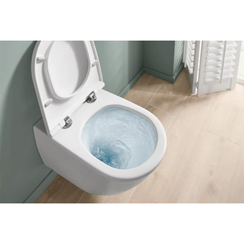 Set vas WC suspendat, Villeroy & Boch, Universo, cu capac soft close și quick release, alb [4]