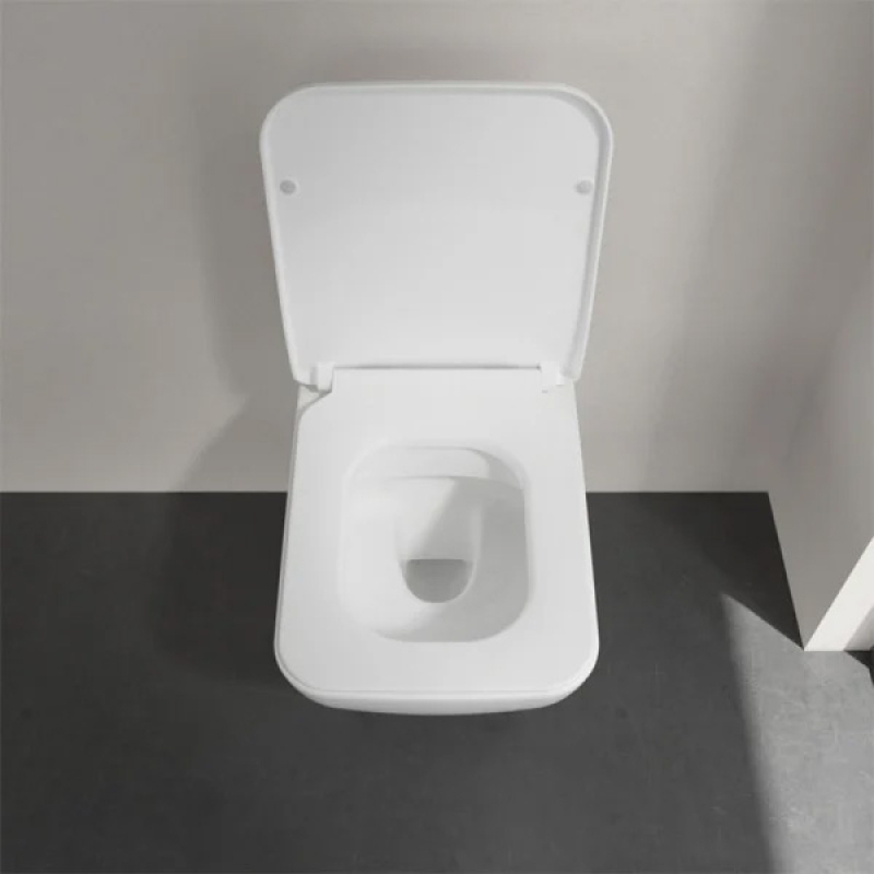 Set vas WC suspendat, Villeroy & Boch, Venticello/Collaro, cu capac soft close și quick release, alb [4]