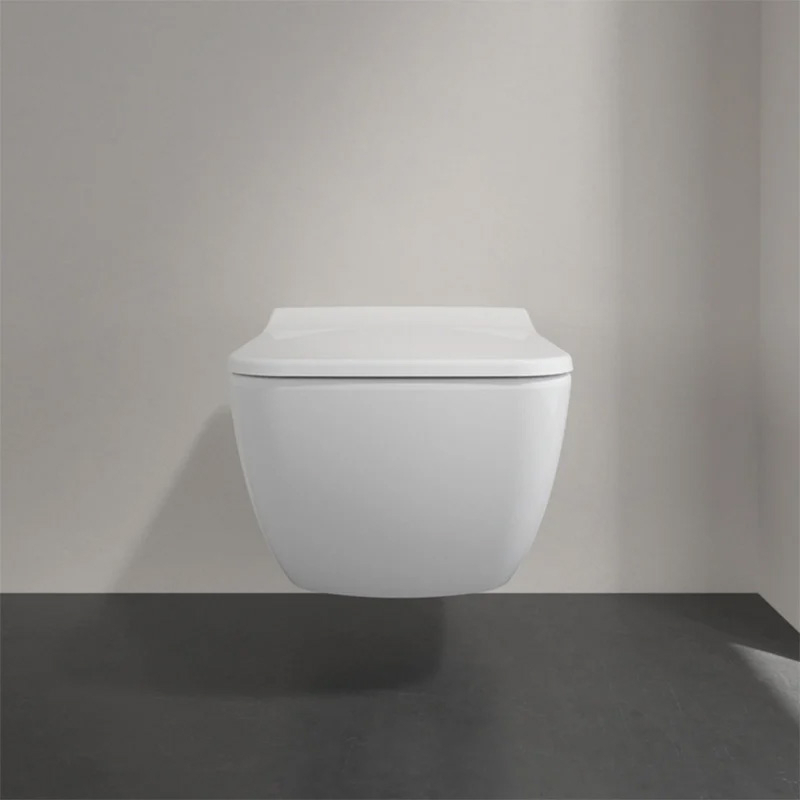 Set vas WC suspendat, Villeroy & Boch, Venticello/Collaro, cu capac soft close și quick release, alb [3]