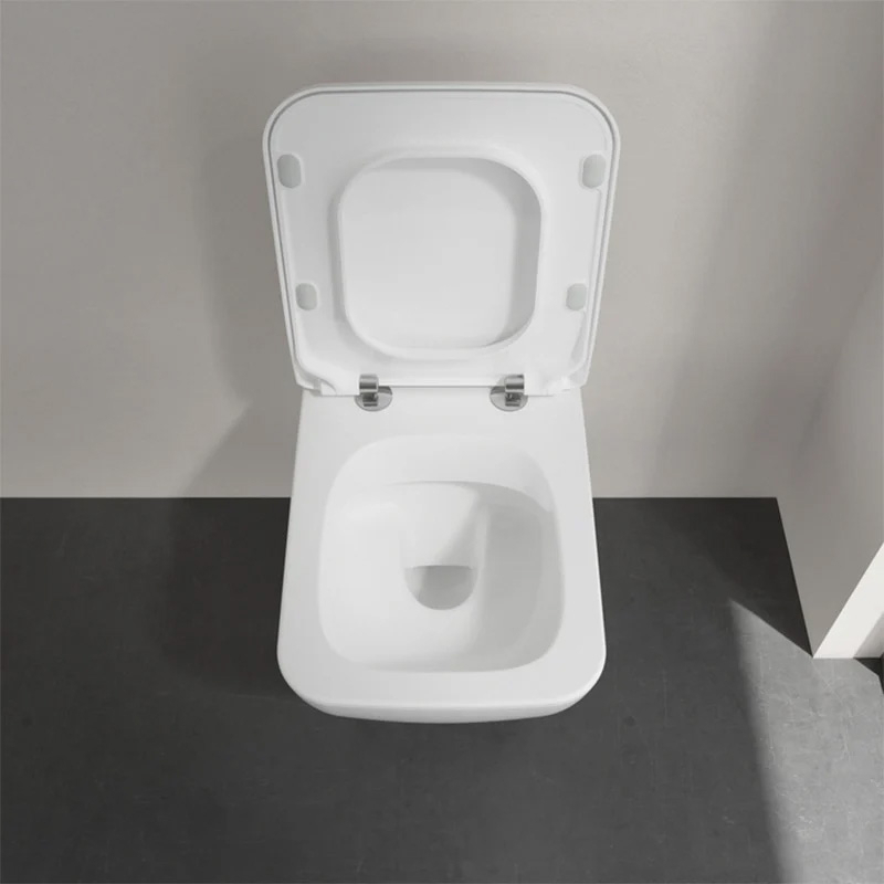 Set vas WC suspendat, Villeroy & Boch, Venticello/Collaro, cu capac soft close și quick release, alb [5]