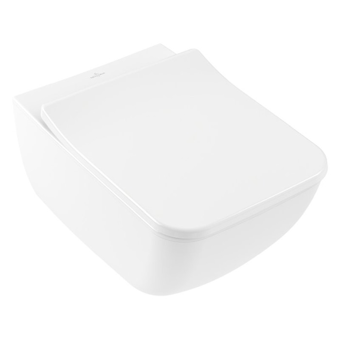 Set vas wc suspendat, Villeroy & Boch, Venticello, cu capac soft close si quick release, alb alpin [1]