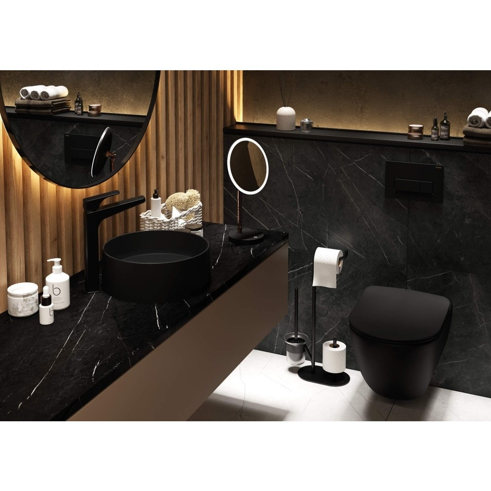 Set WC Deante Peonia incastrat 6 in 1 negru [4]