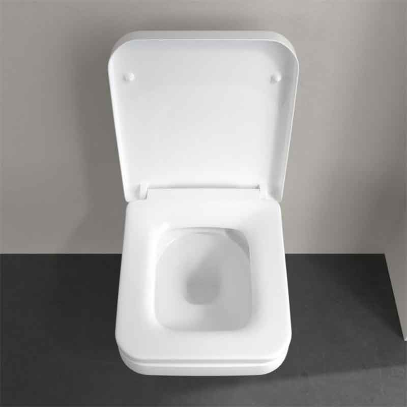 Set WC suspendat Villeroy&Boch, Architectura, TwistFlush, cu capac soft close, quick release, alb [7]