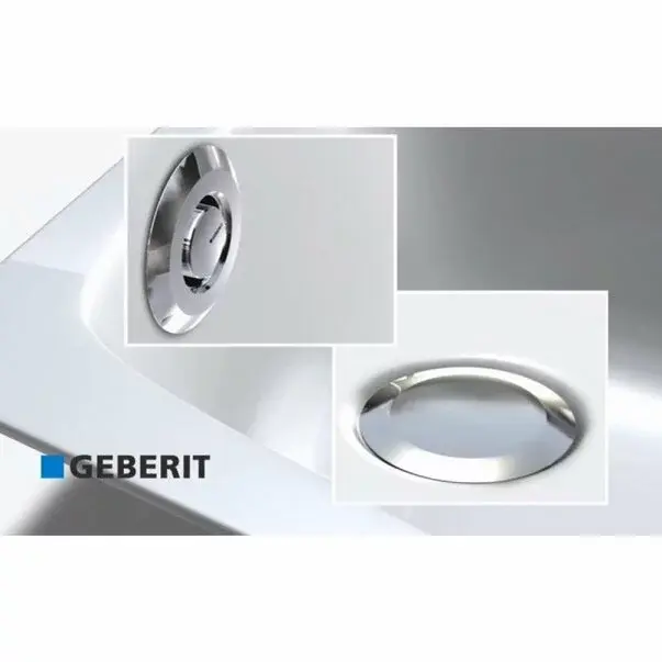 Sifon cada cu push-control Geberit 52 mm crom [4]