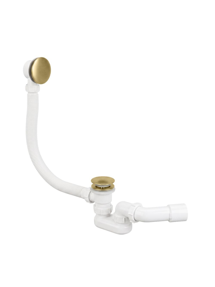 Sifon cada Rea click-clack auriu periat cu preaplin universal 48mm [8]