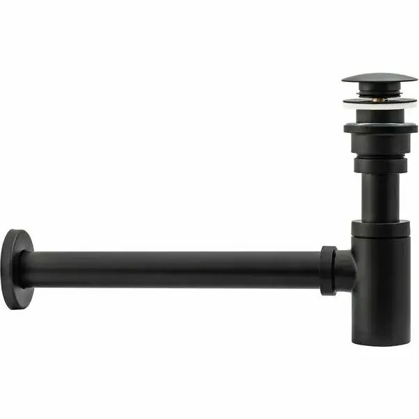 Sifon cu ventil Click-Clack universal Rea Old negru mat periat [3]