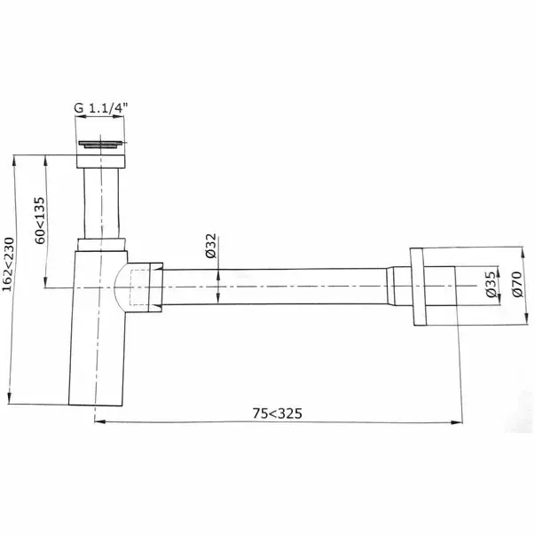 Sifon estetic pentru lavoar Ideal Standard [2]