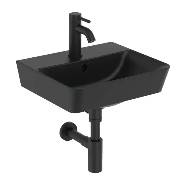 Sifon estetic pentru lavoar Ideal Standard Multisuite cilindric negru mat [3]
