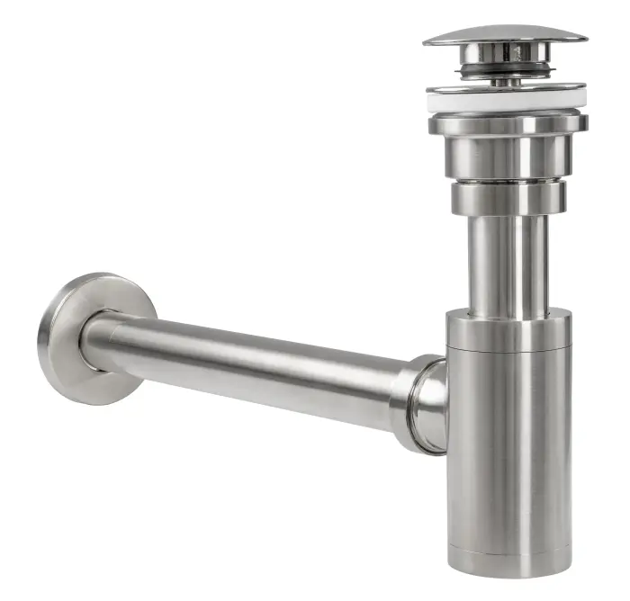Sifon lavoar universal + Ventil tip Click-Clack Inox periat, Rea [3]