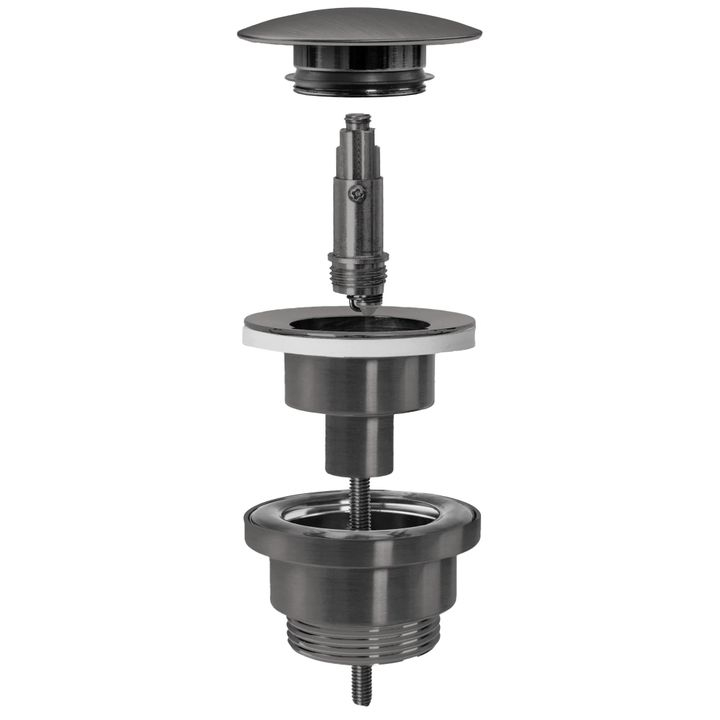 Sifon pentru lavoar Rea cu Dop klik-klak titan [4]