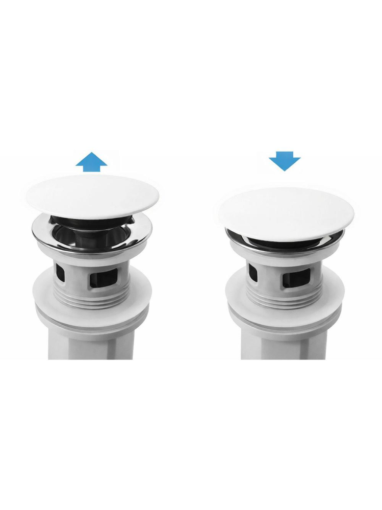 Sifon pentru lavoar REA Flow alb [6]