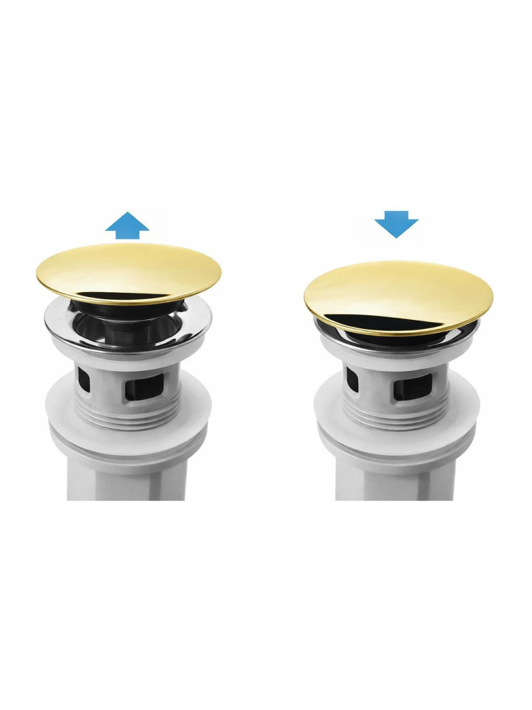 Sifon pentru lavoar REA Flow auriu [5]