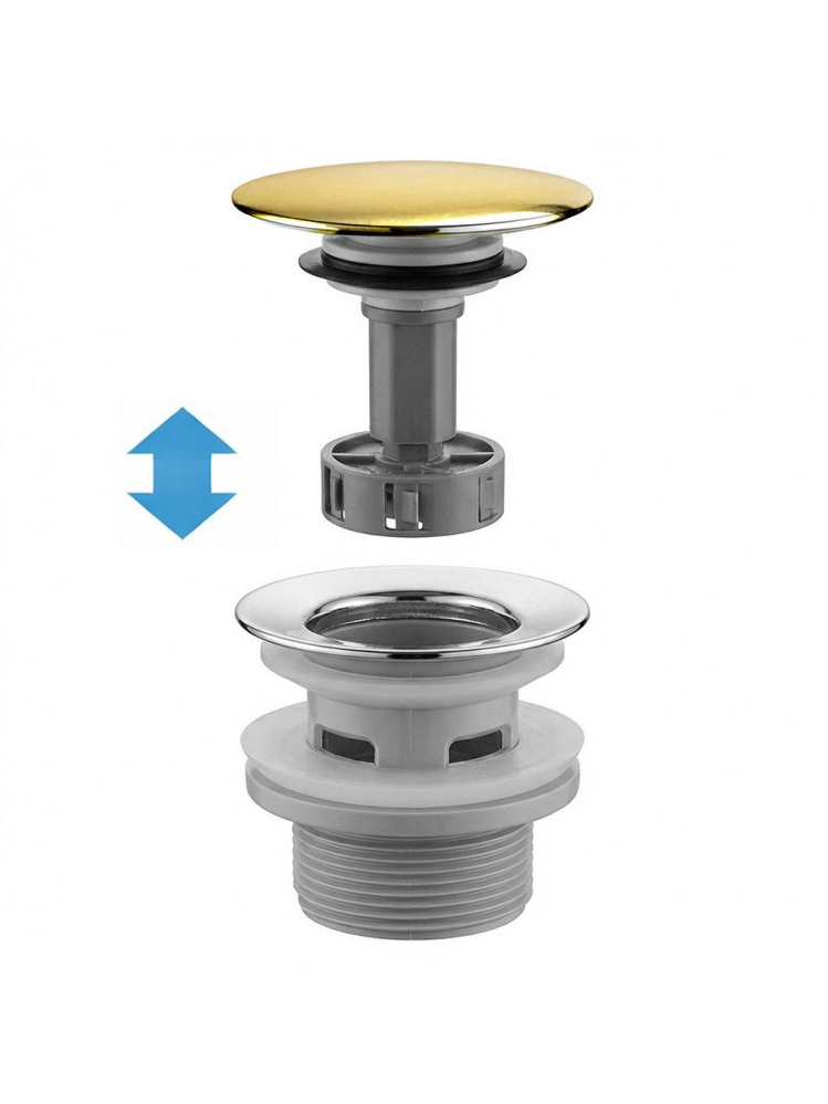 Sifon pentru lavoar REA Flow auriu [7]