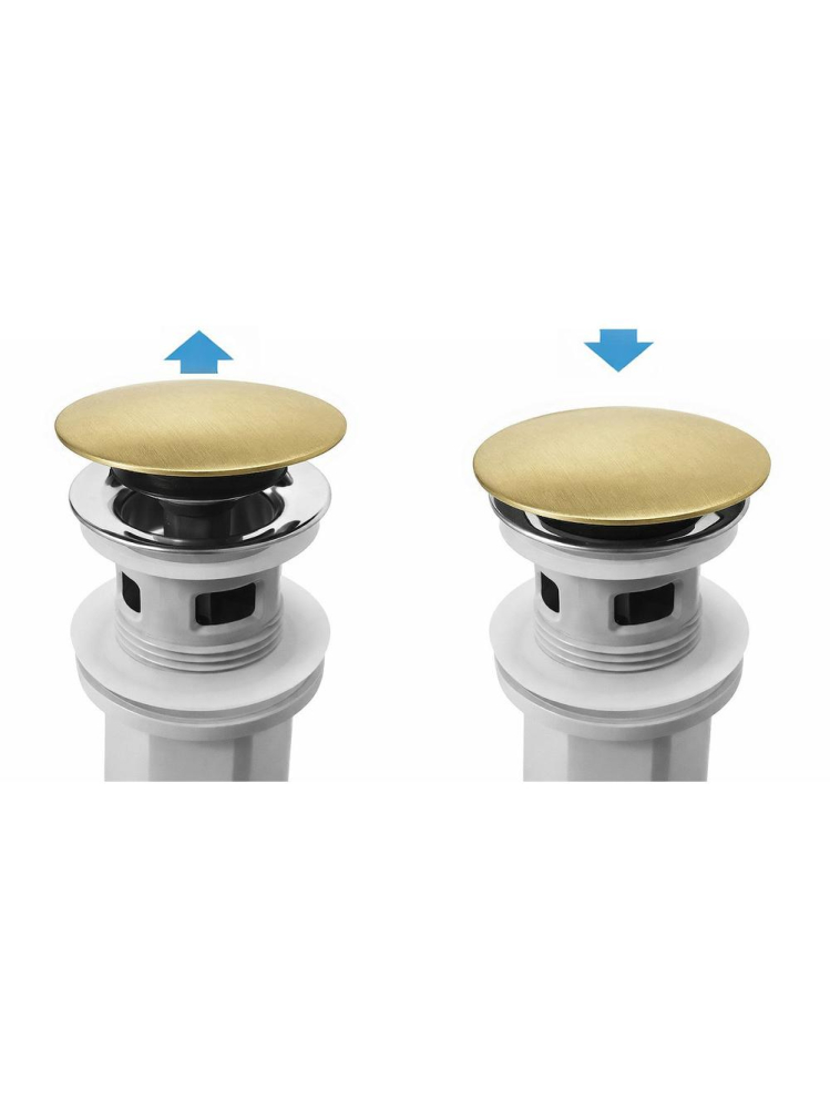 Sifon pentru lavoar REA Flow auriu periat  [6]