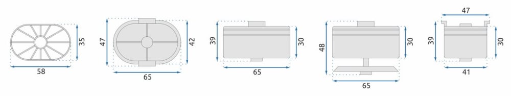 Sifon pentru rigolă de duș REA NEOX PRO [4]