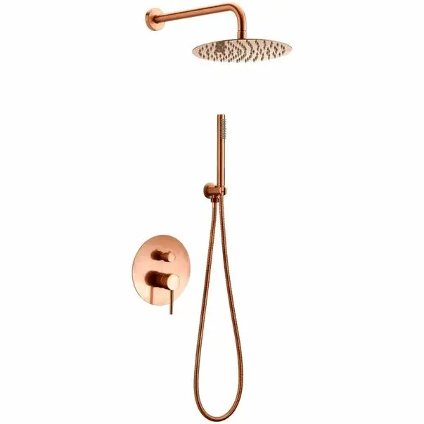 Sistem de dus cu baterie monocomanda Rea Lungo rose gold [1]