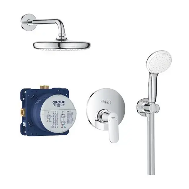 Sistem de dus incastrat Grohe Tempesta Eurosmart Cosmopolitan 210 crom [4]