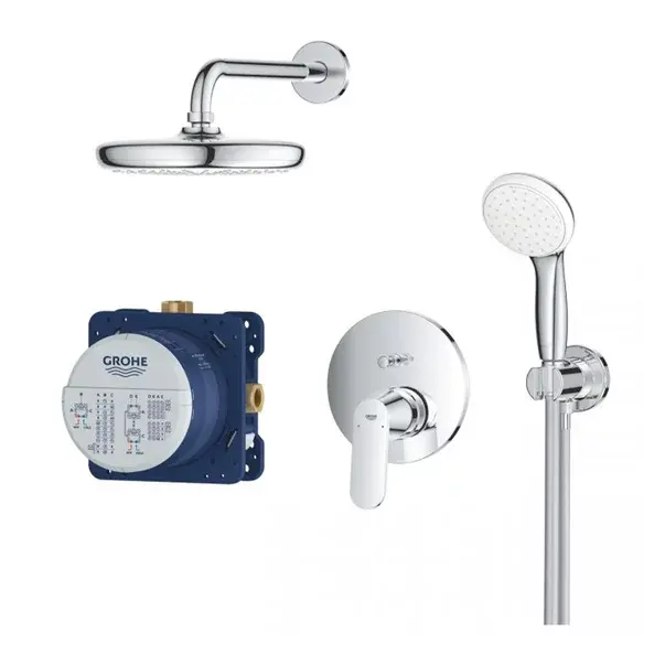 Sistem de dus incastrat Grohe Tempesta Eurosmart Cosmopolitan 210 crom [1]