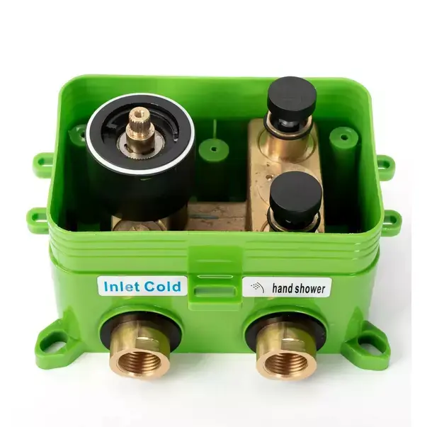 Sistem de dus incastrat Rea Lungo-Miler termostatic alb mat [7]