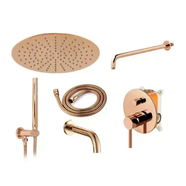 Sistem de dus incastrat Rea Lungo Rose Gold finisaj lucios [3]
