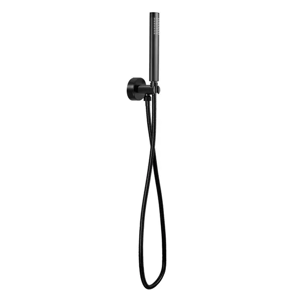 Sistem de dus incastrat Rea Oval negru mat [10]
