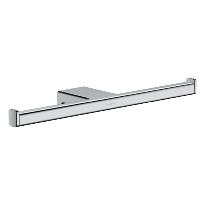 Suport dublu pentru hartie igienica, Hansgrohe, AddStoris, crom [1]