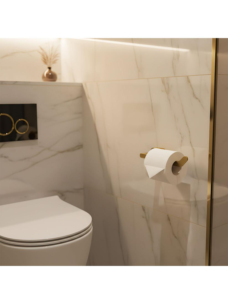 Suport hârtie igienică 109 Til auriu periat [6]