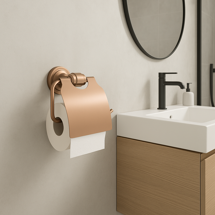 Suport hârtie igienică 16101 Aristo Cupru periat [3]