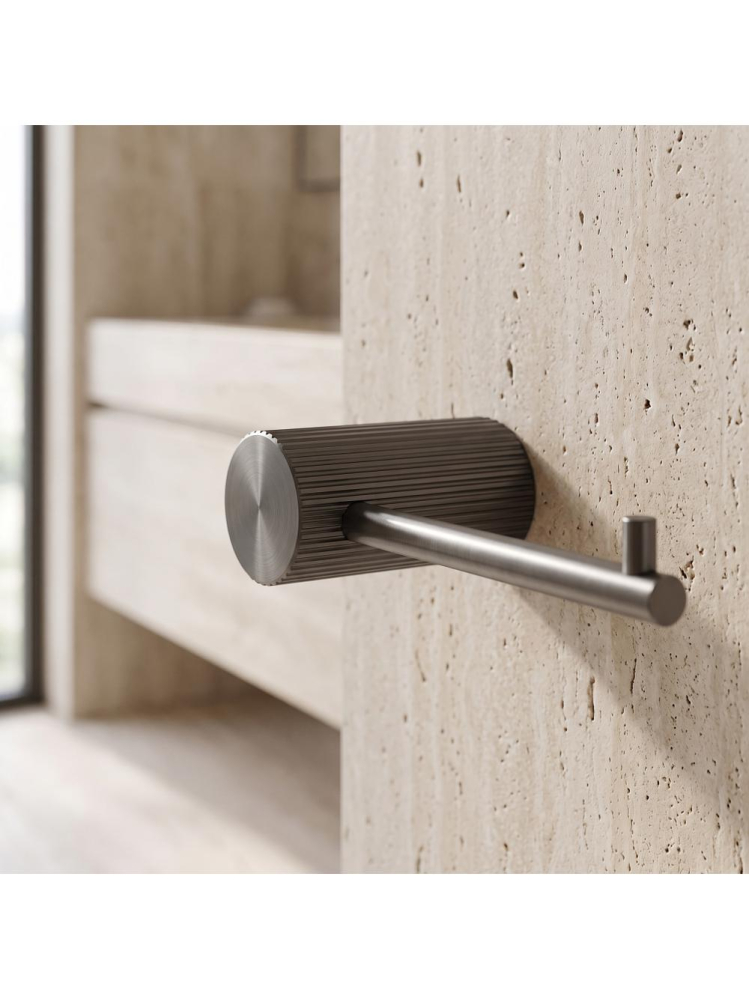 Suport hartie igienica Rea Solo 64105 titan metal 163x65x30 mm [3]
