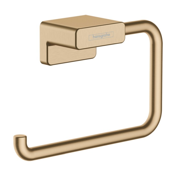 Suport hartie igienica, Hansgrohe, AddStoris, bronz periat [1]