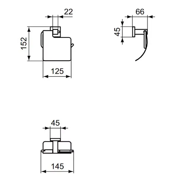 Suport hartie igienica Ideal standard IOM [2]