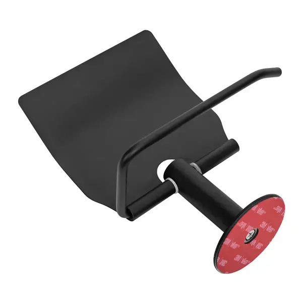Suport hartie igienica Rea 322219A cu protectie finisaj negru mat [5]