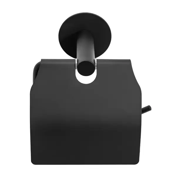 Suport hartie igienica Rea 322219A cu protectie finisaj negru mat [2]