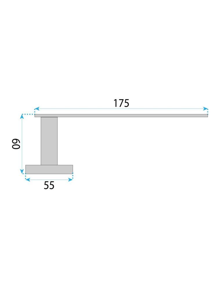 Suport hartie igienica Rea Til cupru periat 175x45x65mm metal [8]