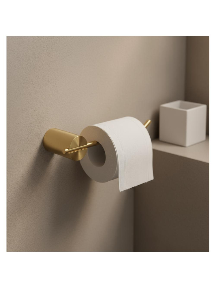 Suport hârtie igienică Tomi 5809 auriu periat [3]