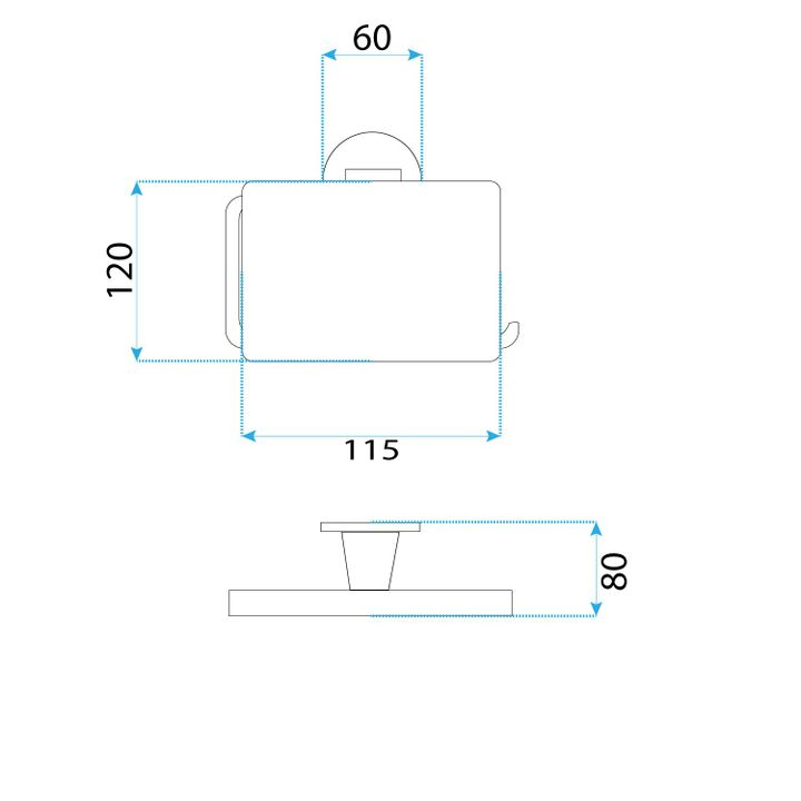Suport pentru hârtie Aristo 16101 crom periat [5]