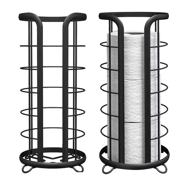 Suport role hartie igienica Rea 322743A finisaj negru mat [6]