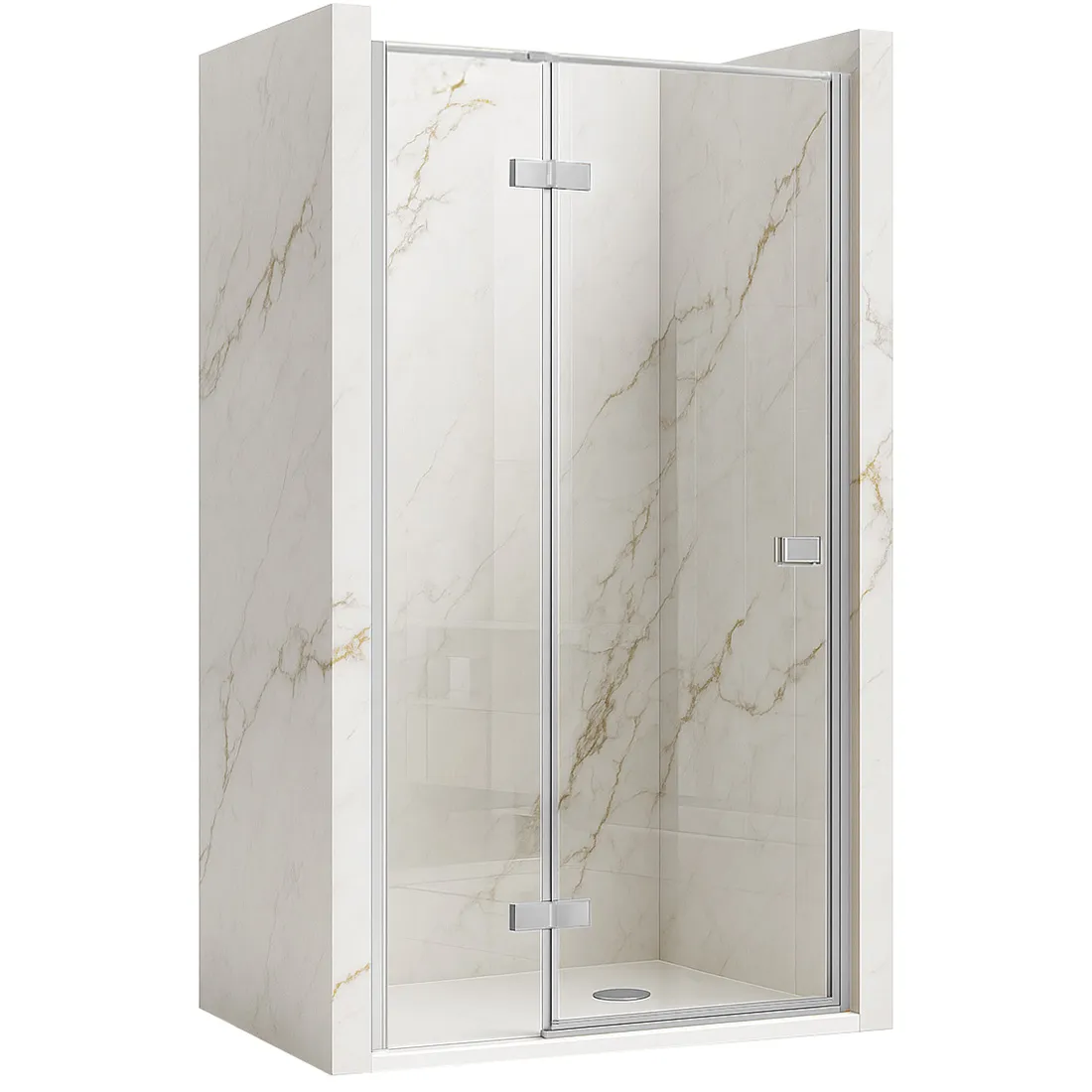 Usa de dus batanta Rea Atlas 90 cm dreapta crom [1]
