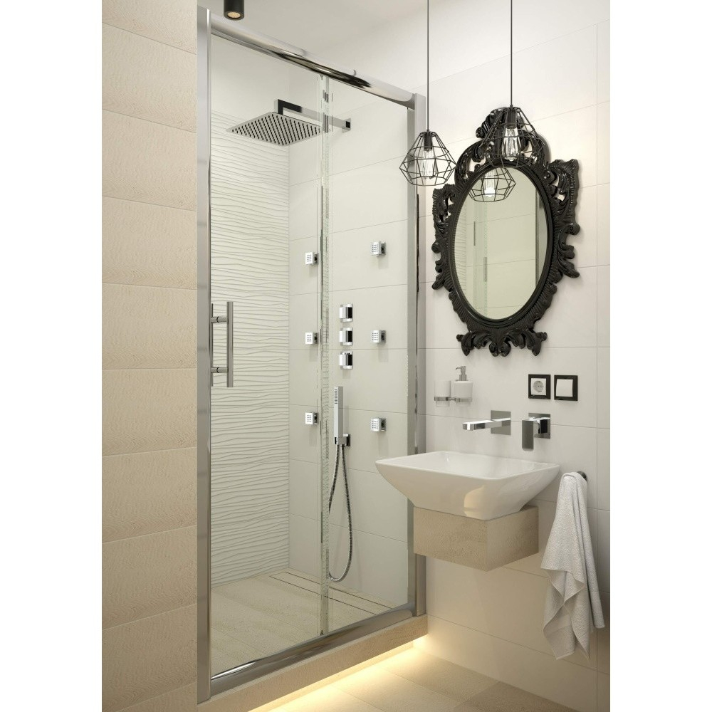 Usa de dus glisanta Deante Cynia 140 cm sticla 6 mm crom [3]