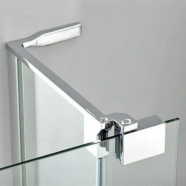 Usa de dus pivotanta GDO1N/900, H.2000, profil crom, sticla transparenta [4]